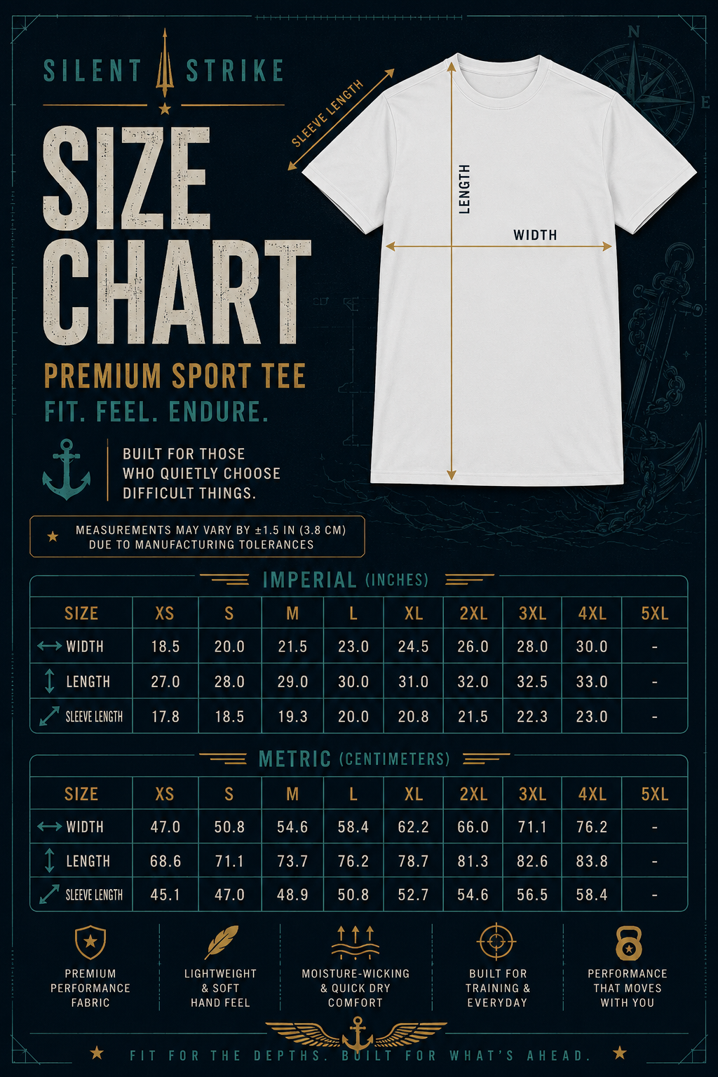 Space Coast Chief's Mess Moisture-Wicking Tee