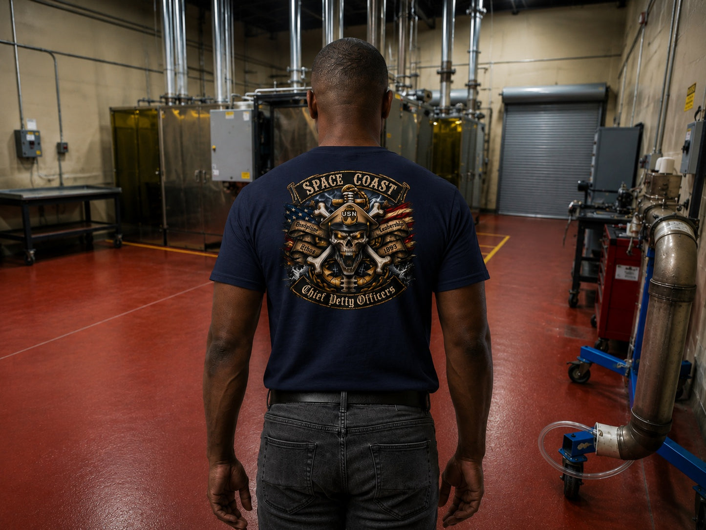 Space Coast Chief's Mess Sport Tee