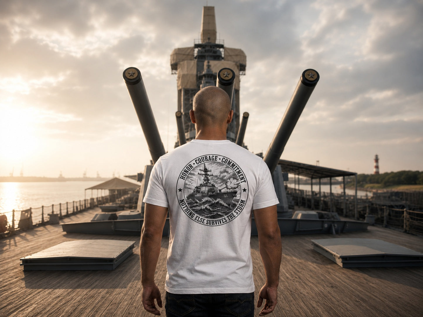 "Honor • Courage • Commitment" Graphic Tee