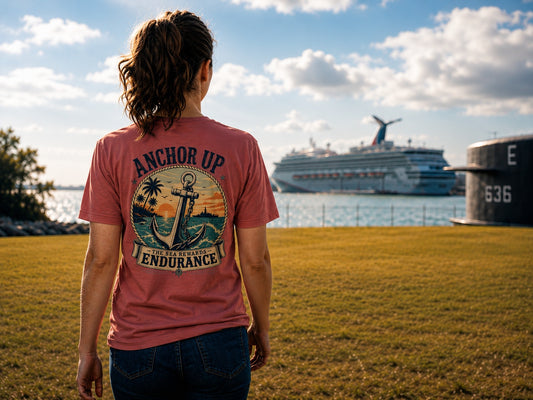 Anchor Up Nautical Graphic Tee