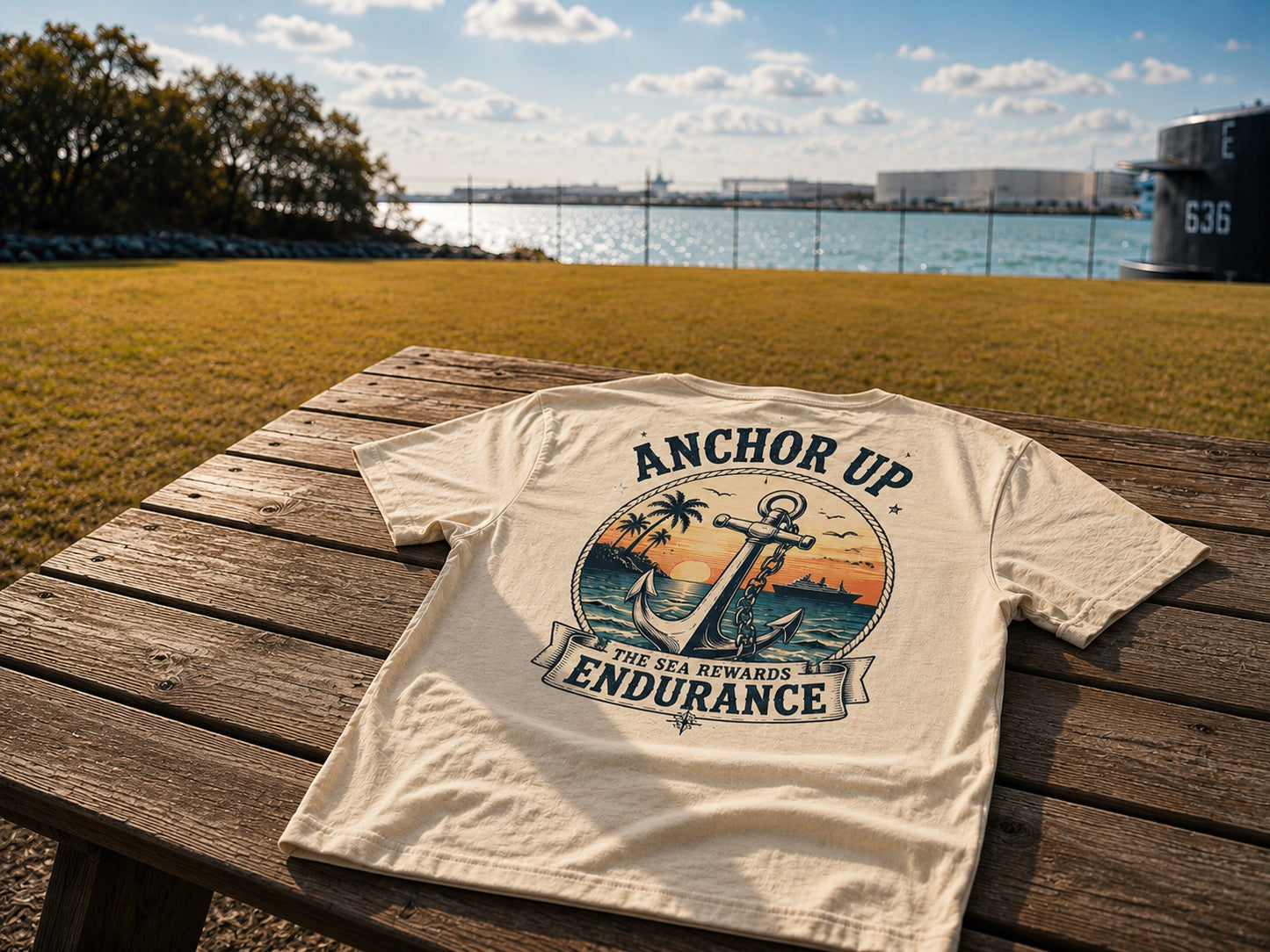 Anchor Up Nautical Graphic Tee