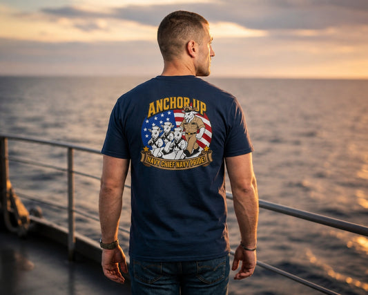 Navy Chief "Anchor Up" Graphic Tee